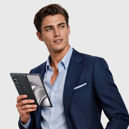 Imej produk sarung telefon Ostand Q3 Spin untuk Samsung Galaxy Z Fold 8 Ultra - Imej terperinci 2 2/11