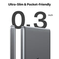 TORRAS MiniMag power bank, 0.3 inch ultra-slim & pocket-friendly design.