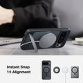 TORRAS Ostand L1 case for Pixel 10 Pro XL: magnetic stand, instant 1:1 alignment.