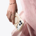 TORRAS Ostand Q3 Silicone Wind Limited iPhone 17 Pro Max case with magnetic ring stand.