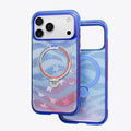 TORRAS Ostand Q3 Air case with a US flag print and red-blue ring stand