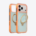 TORRAS Ostand Q3 Air iPhone 17 Pro case in orange and mint with magnetic ring stand
