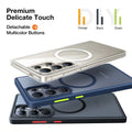 TORRAS Guardian-Mag Samsung S25 Plus case: MagSafe, detachable multicolor buttons.