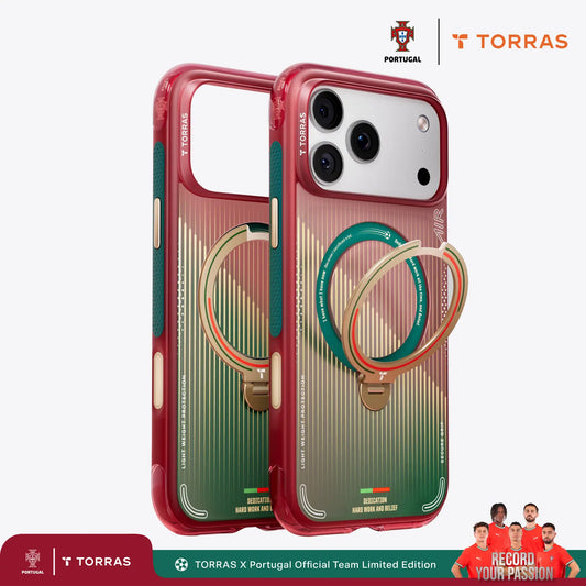 TORRAS iPhone 17 Pro Max Ostand Q3 Air case, Portuguese FPF Limited Edition with stand.