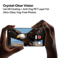 TORRAS Lensguard Camera Protector for iPhone 17, showcasing crystal-clear, fog-free photos.