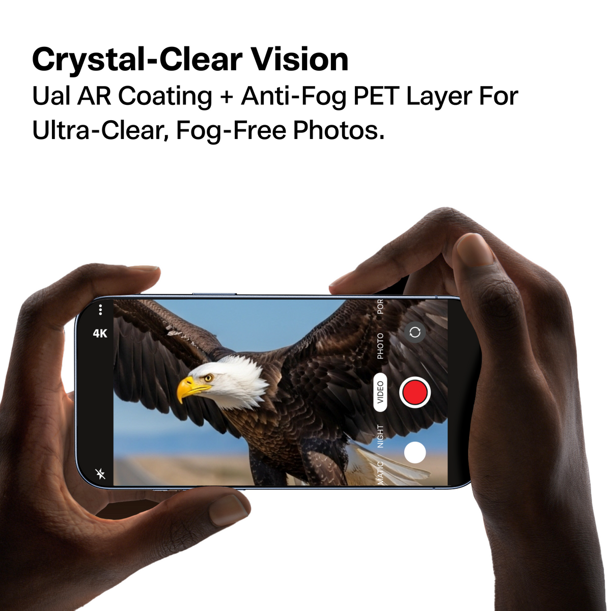 TORRAS Lensguard Camera Protector for iPhone 17, showcasing crystal-clear, fog-free photos.