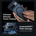 TORRAS Guardian-Mag Pixel 9a case: blue, delicate touch, magnetic, 16ft drop.