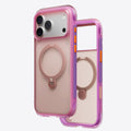 TORRAS Ostand Q3 Air iPhone 17 Pro colorblock case with magnetic stand.
