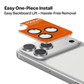 TORRAS easy install guide for Lensguard camera protector on iPhone 17 Air.