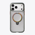 TORRAS Ostand Q3 Air case in grey with a red-and-gold gradient ring stand