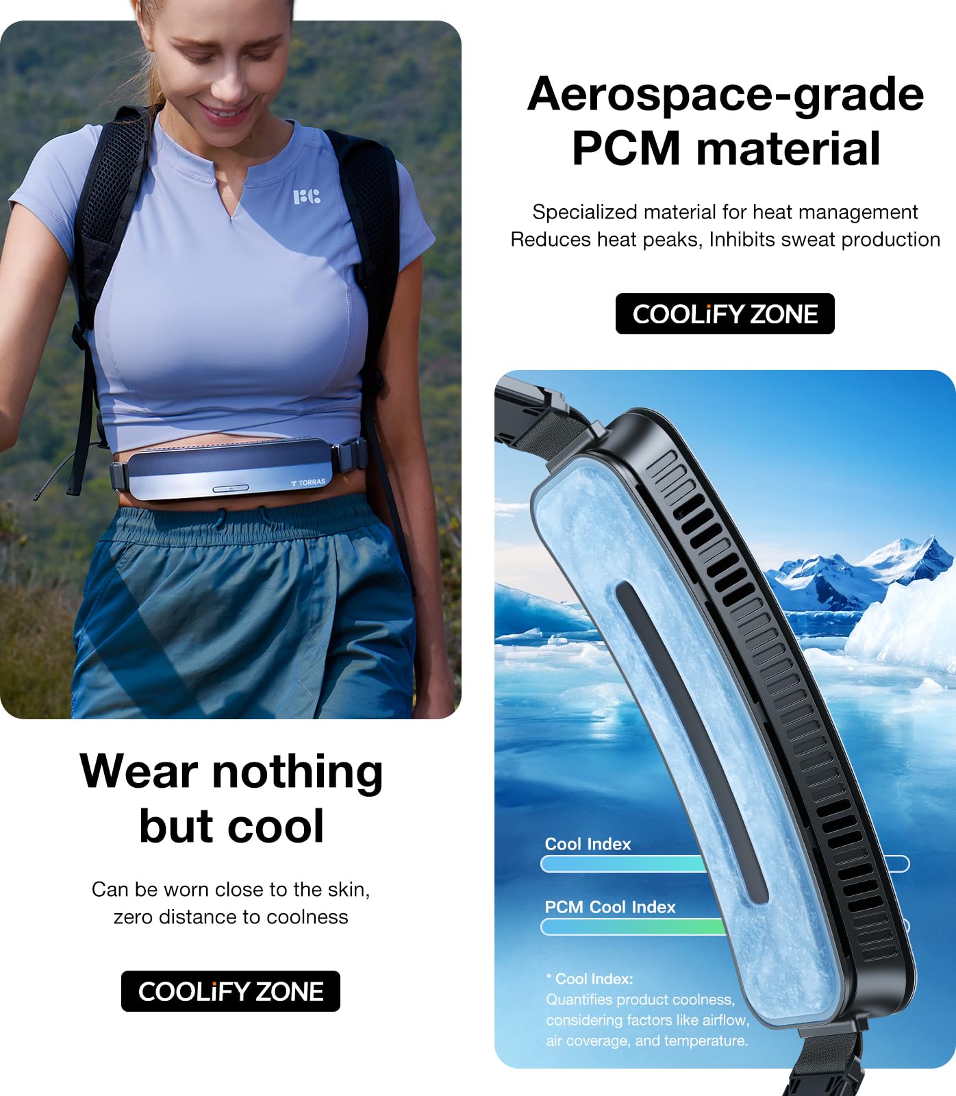 COOLiFY Zone 3 Portable Waist Fan | TORRAS – TORRAS Singapore