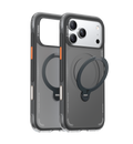 Ostand Q3 Air for iPhone 17 Pro — Shadow Black — Silver