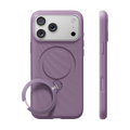 TORRAS Ostand Q3 Silicone Wind Limited case for iPhone 18 Pro/Pro Max Q3 Silicone in lilac with a colour-matched ring