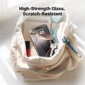 TORRAS GlassGo iPhone 16 screen protector: high-strength, scratch-resistant tempered glass.