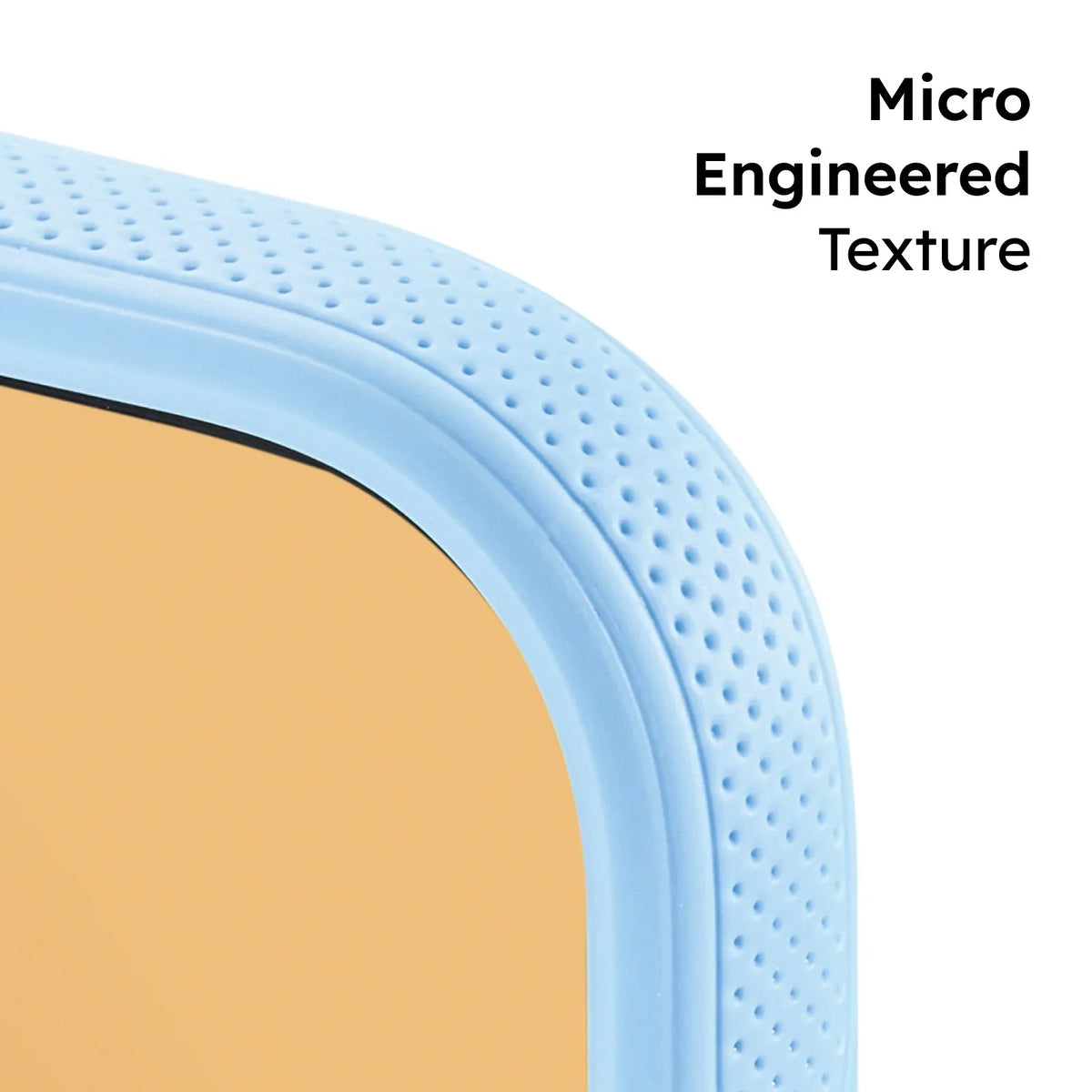 TORRAS Ostand O3 Fitness case in light blue, featuring micro engineered texture.