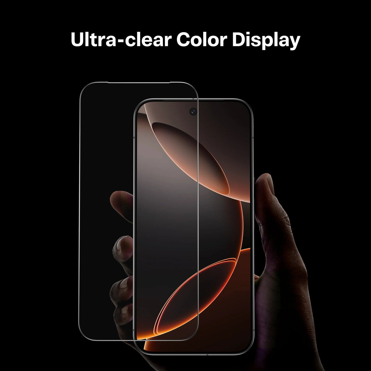 GlassGo screen protector for Google Pixel 10 Pro XL with ultra-clear color display.