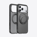 TORRAS Ostand O3 Air Classic black case for iPhone 17 Pro Max, featuring magnetic stand.