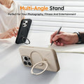 TORRAS Ostand Q3 Fusion iPhone 16 Pro Max case with integrated multi-angle ring stand.