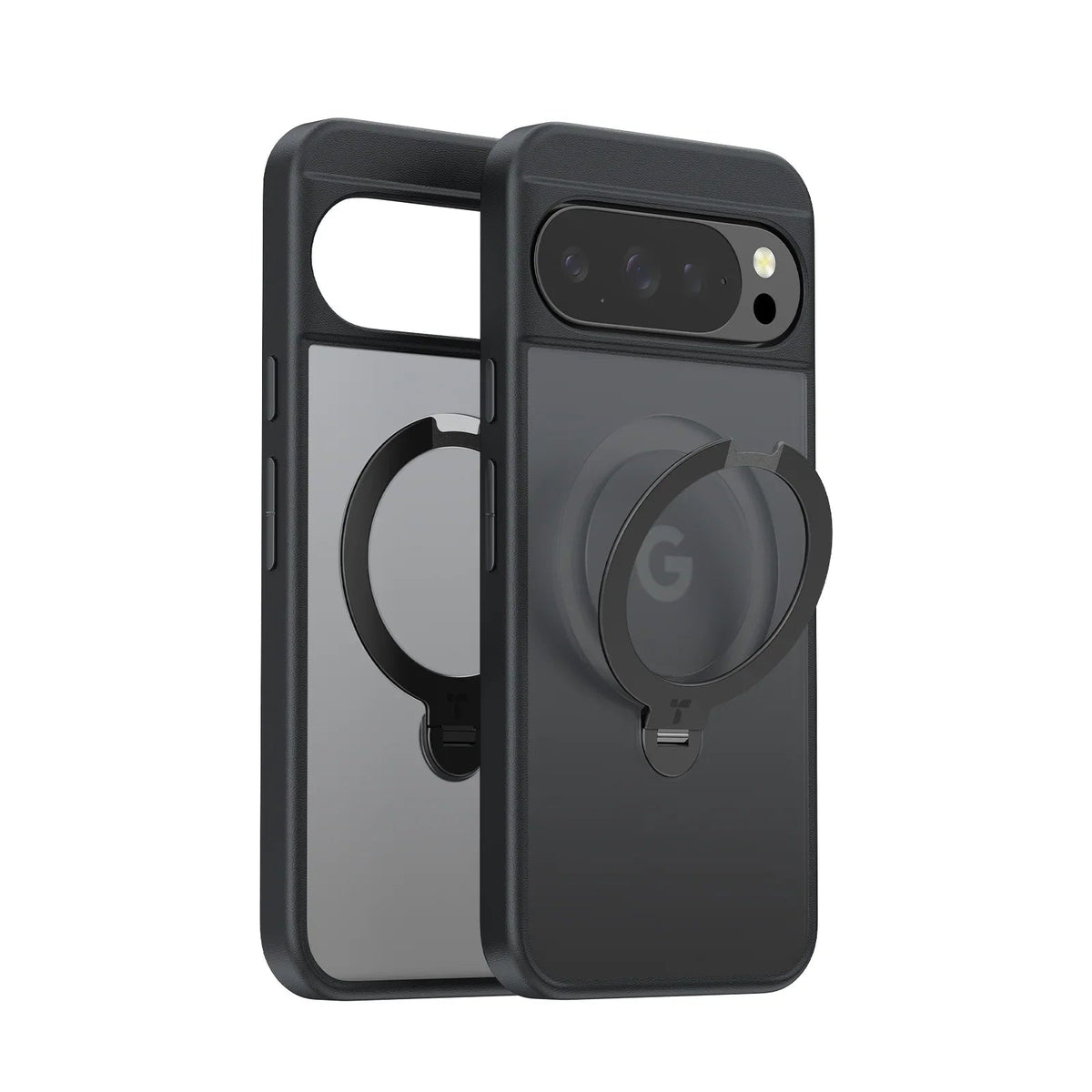 TORRAS Ostand Q3 Spin case for Google Pixel 10 Pro XL with integrated ring stand