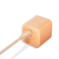 TORRAS Icenano FoldPro 45W peach fast charger block with braided cable.