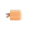 TORRAS Icenano FoldPro 45W USB-C fast charger with foldable prongs, sleek orange design.