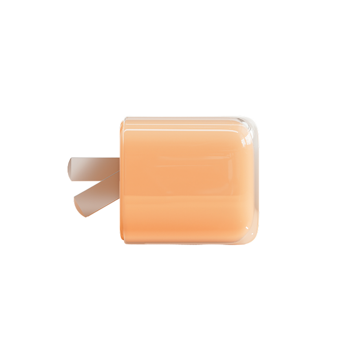 TORRAS Icenano FoldPro 45W USB-C fast charger with foldable prongs, sleek orange design.