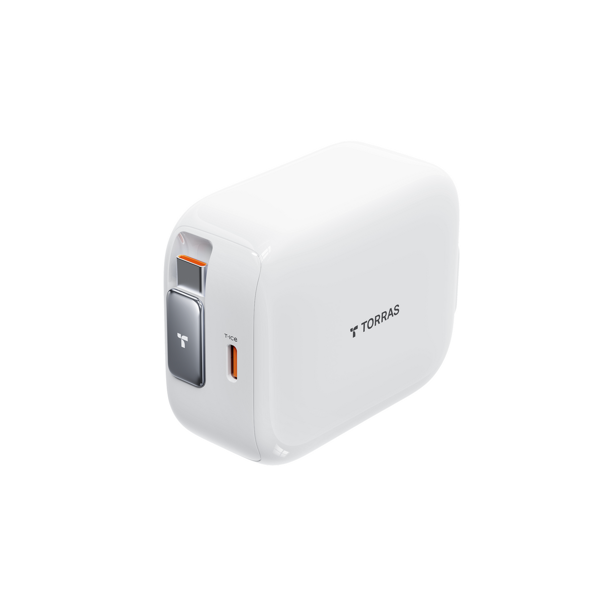 TORRAS FlexLine 67W retractable fast charger with USB-C port.