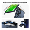 TORRAS Guardian-Mag Samsung S25 Ultra case: 12ft drop, 1.2mm screen lift, MagSafe.