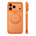 Ostand O3 Air for iPhone 17 Pro Max in Cosmic Orange, rear and side views