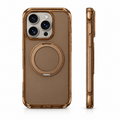 Ostand O3 Air Classic Brown case for iPhone 16 Pro on Natural Titanium