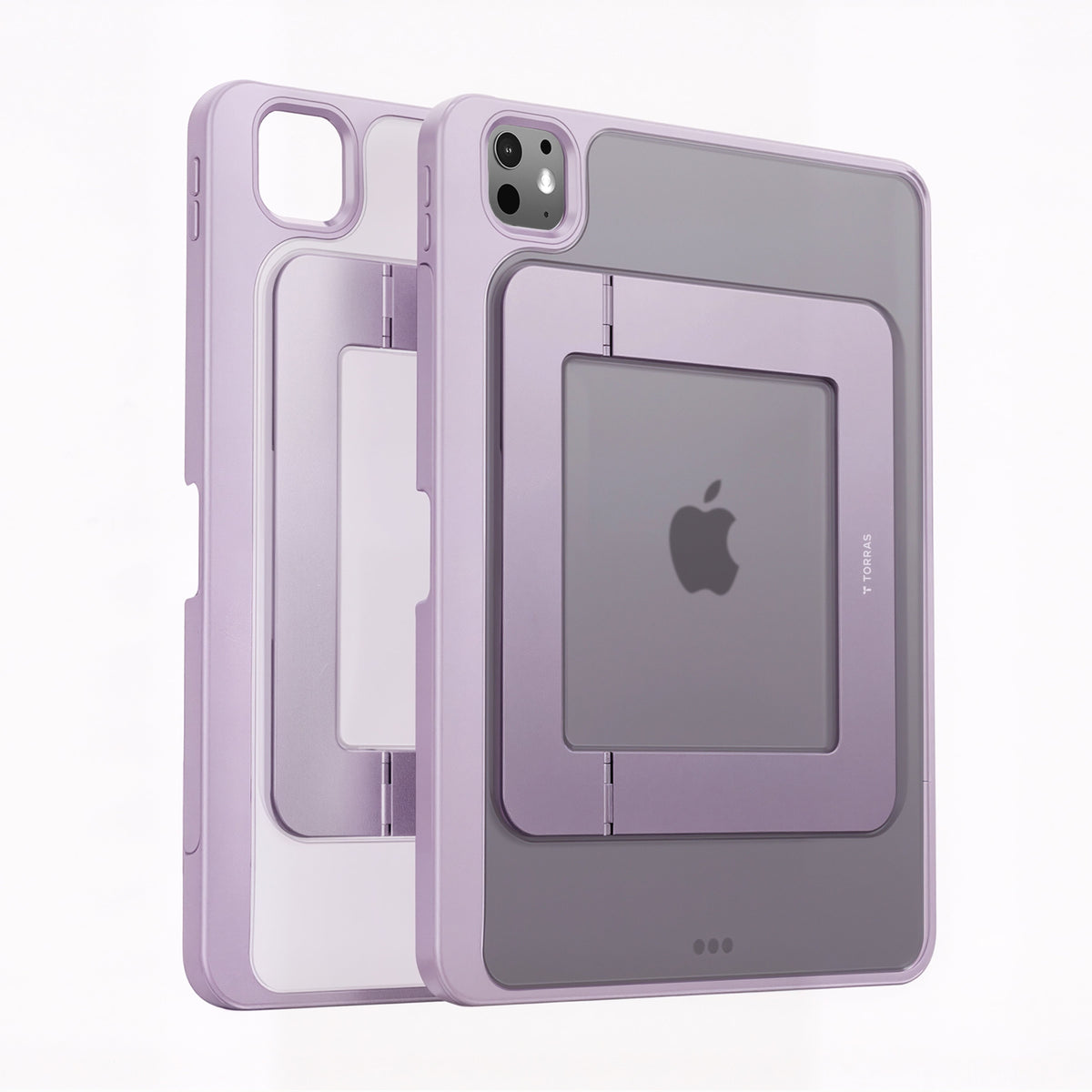 Lavender TORRAS Ostand case for iPad Pro 11 inch with pencil holder & stand.