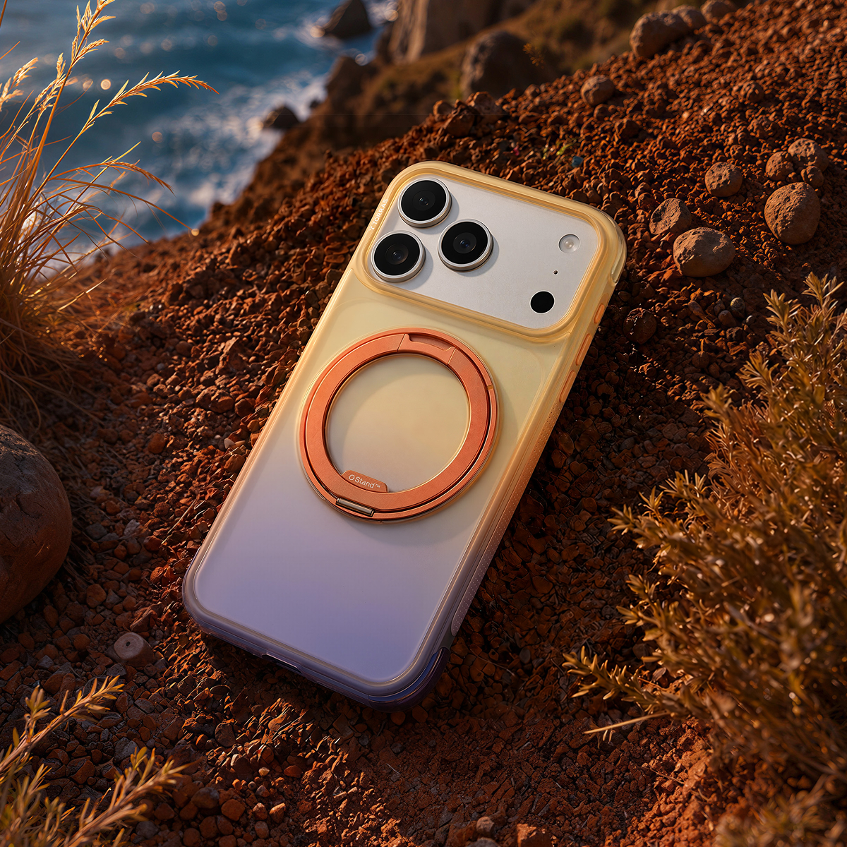 Orange purple Ostand O3 Air Summer case outdoors
