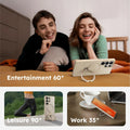 TORRAS Ostand Q3 Spin Samsung S25 Ultra case with ring stand for 60° entertainment, 90° leisure, 35° work.