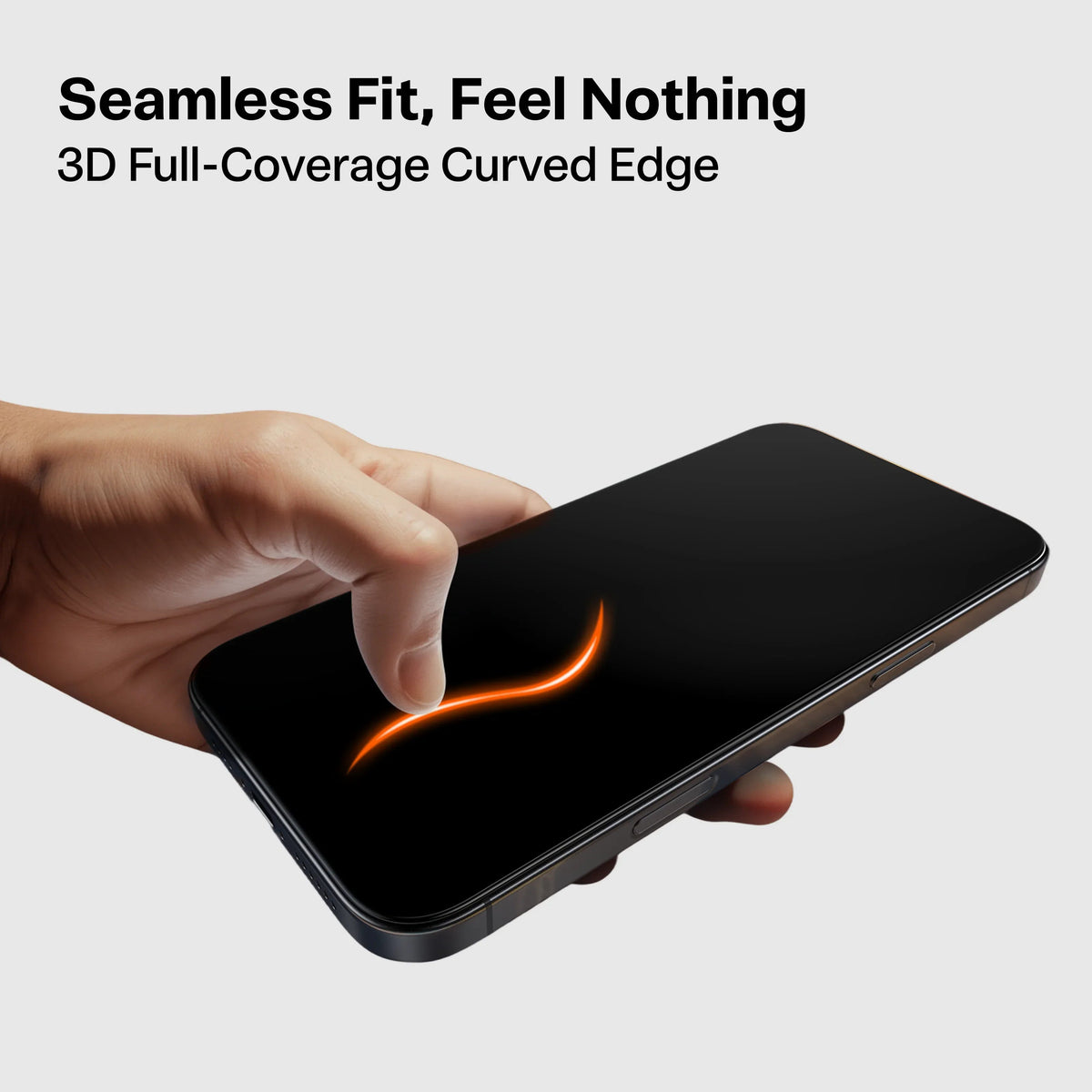 TORRAS OrigArmor screen protector for iPhone 16 Pro Max, featuring 3D full-coverage curved edge.