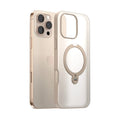 TORRAS Ostand Q3 Spin clear case for iPhone 16 Pro Max with 360° magnetic stand.