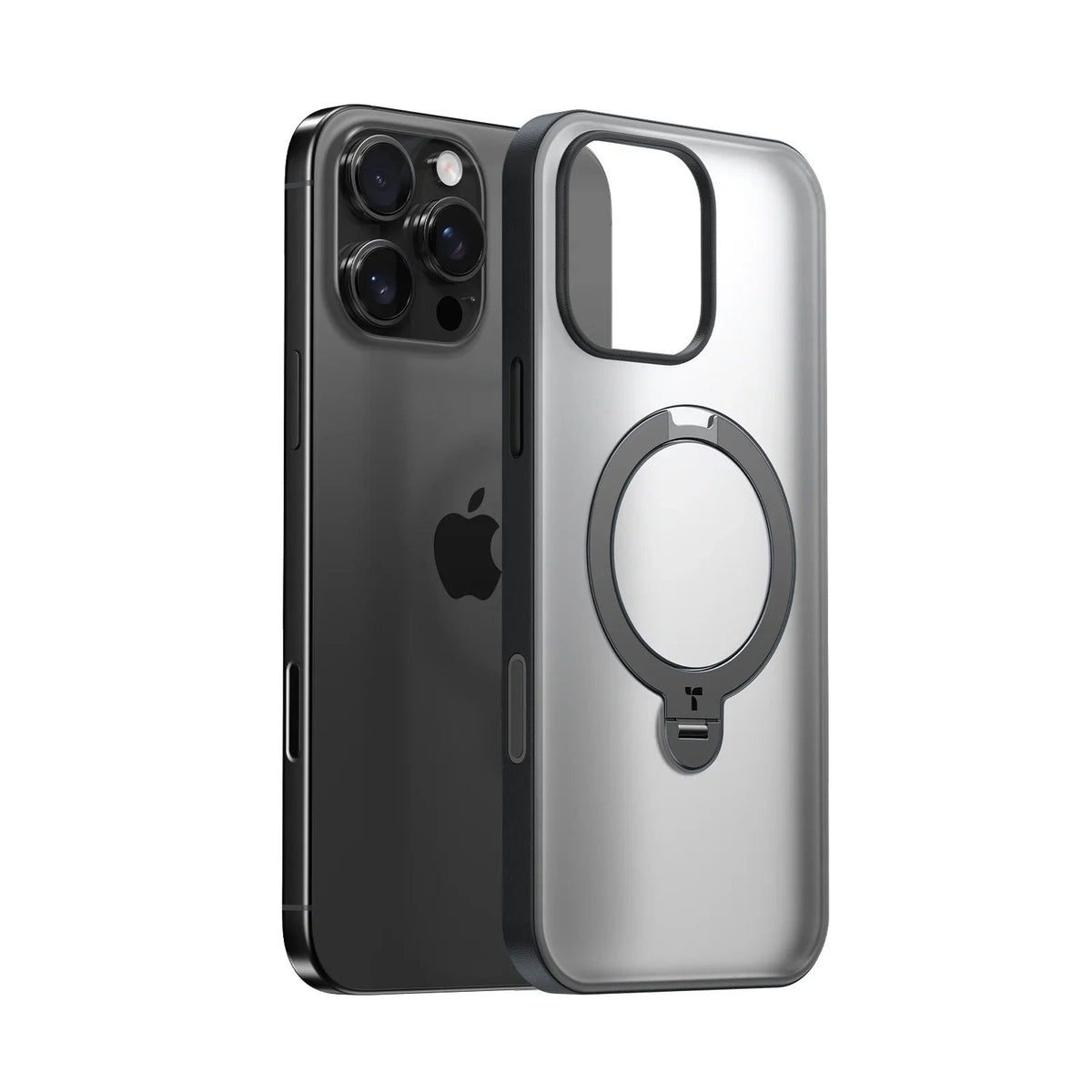 TORRAS Ostand Q3 Spin case for iPhone 16 Pro with magnetic 360° rotating stand
