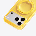 TORRAS Ostand O3 Air classic yellow iPhone 17 Pro Max case with integrated ring kickstand.