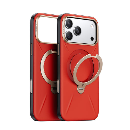 TORRAS Ostand Q3 Red Edition Vegskin iPhone 17 Series case with stand